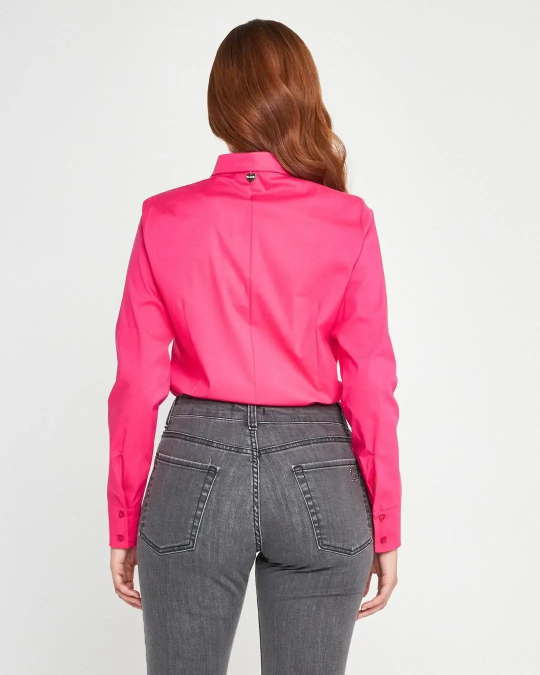 Camicia slim flit con pinces DORABELLA