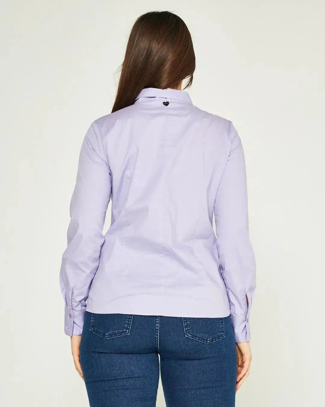 Camicia slim flit con pinces DORABELLA