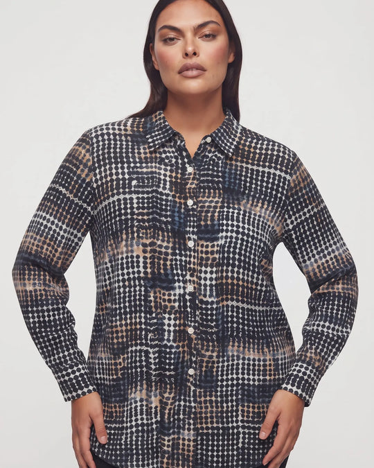 Camicia stampa fantasia DORABELLA PIU'