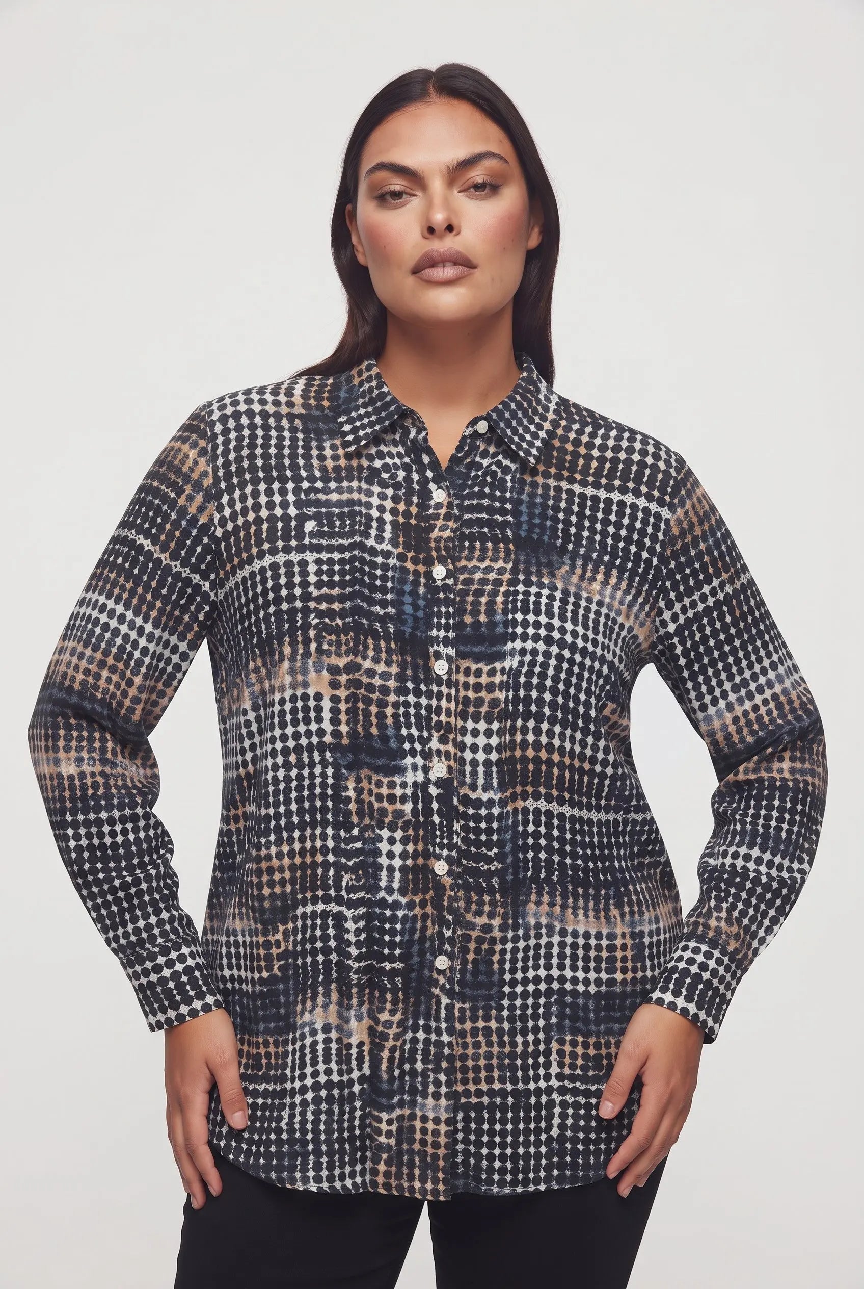 Camicia stampa fantasia DORABELLA PIU'