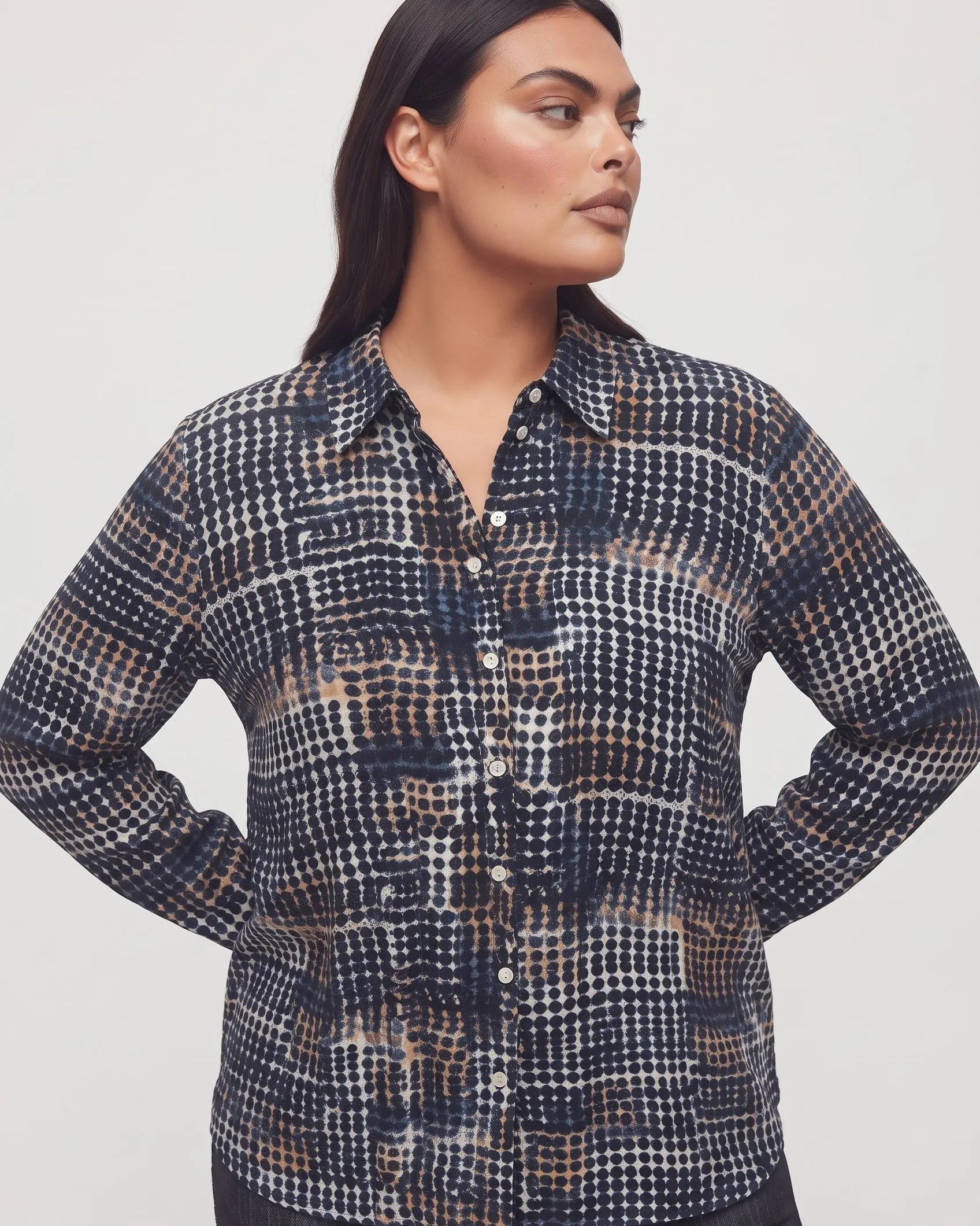 Camicia stampa fantasia DORABELLA PIU'