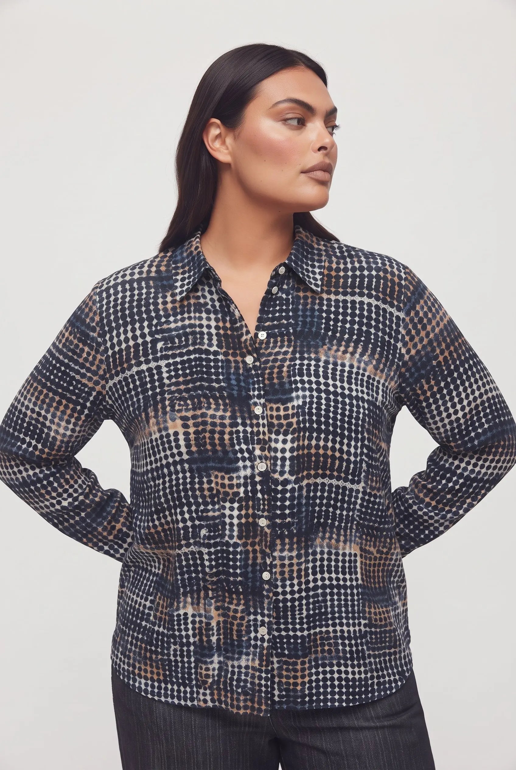 Camicia stampa fantasia DORABELLA PIU'