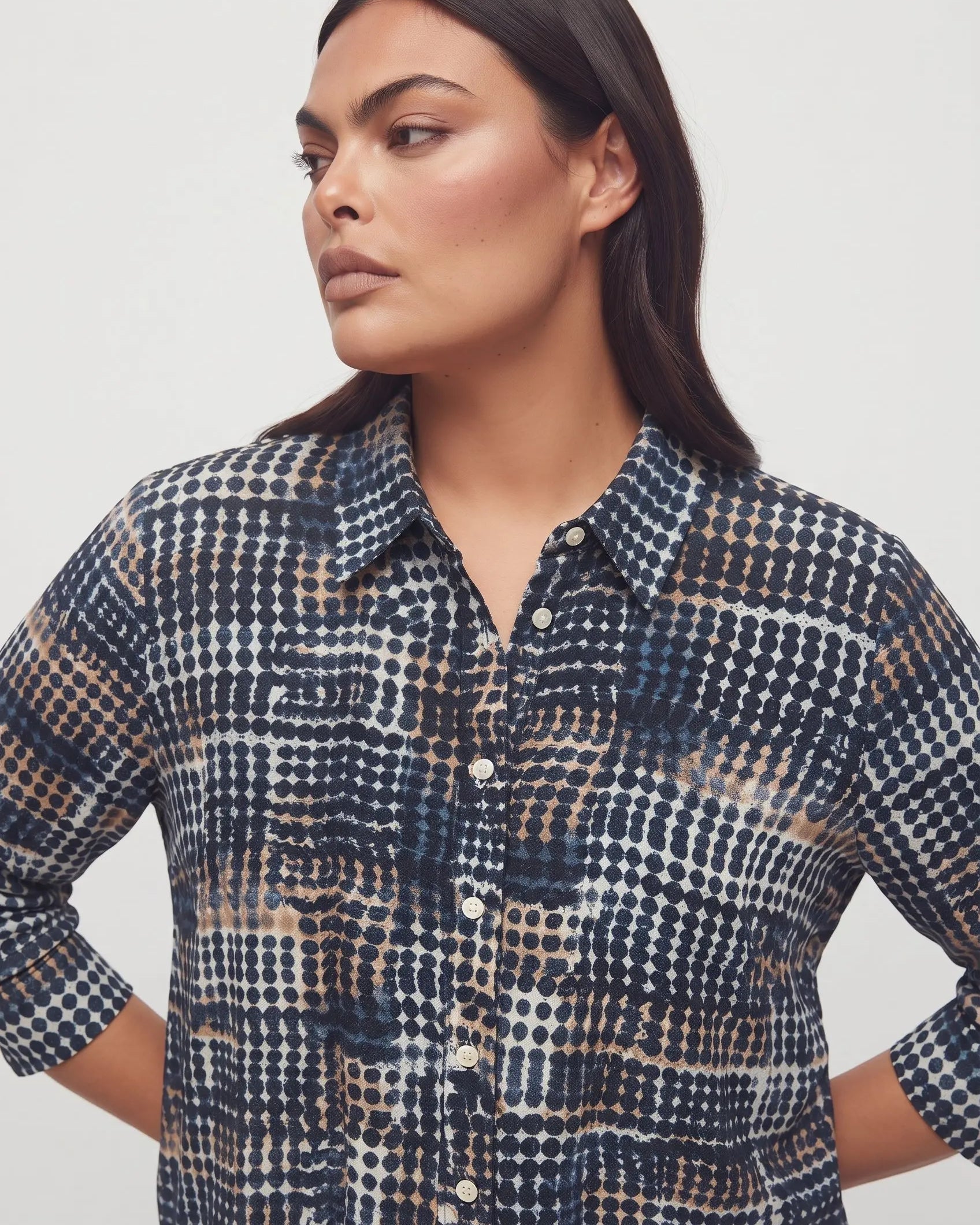 Camicia stampa fantasia DORABELLA PIU'