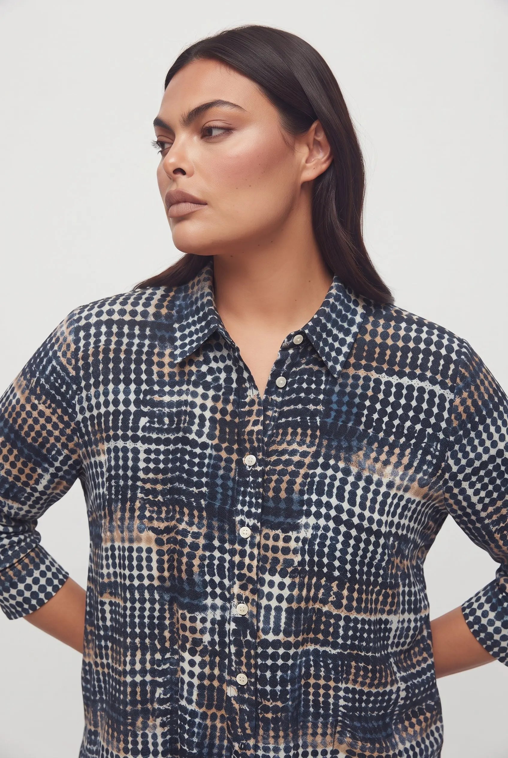 Camicia stampa fantasia DORABELLA PIU'