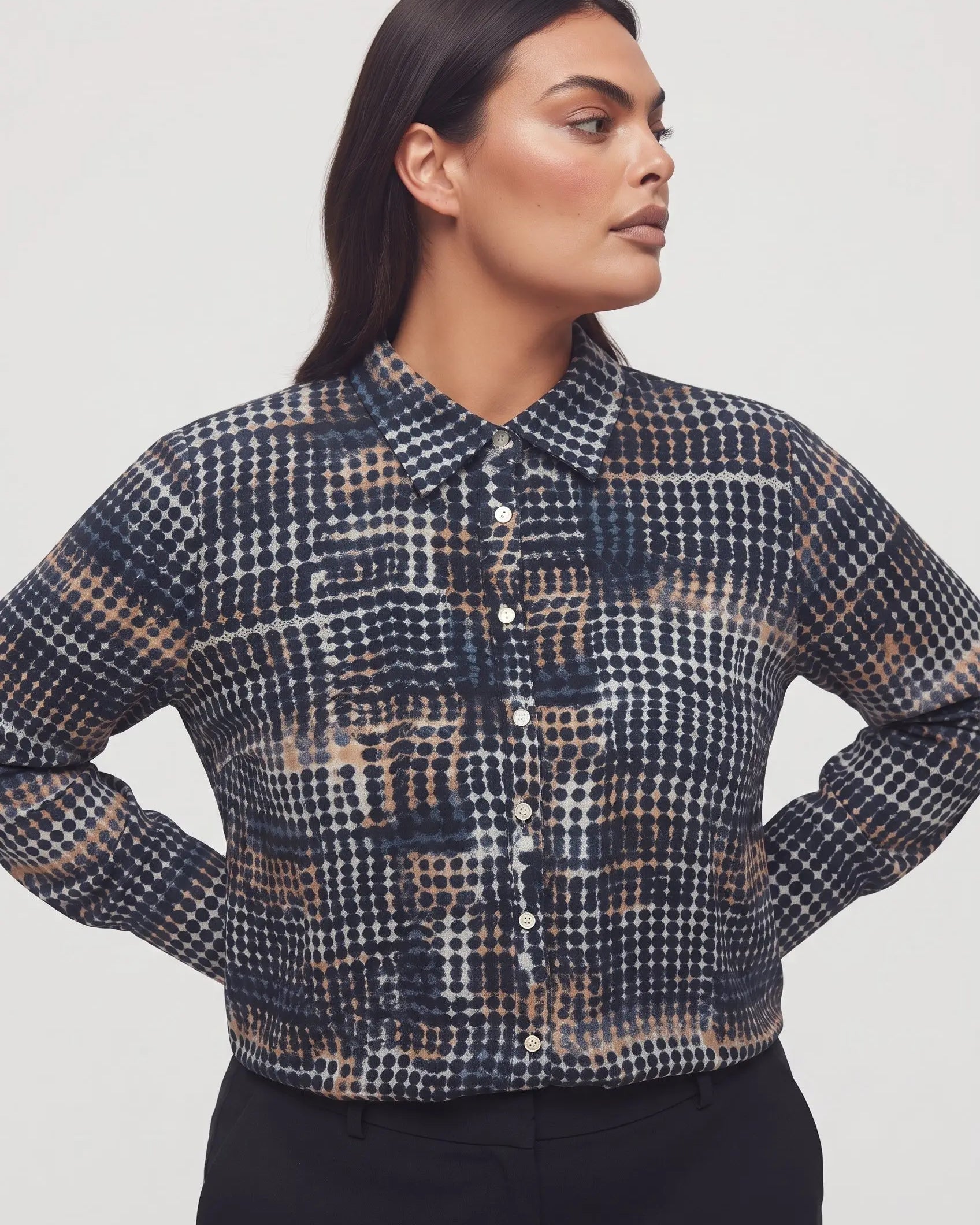 Camicia stampa fantasia DORABELLA PIU'