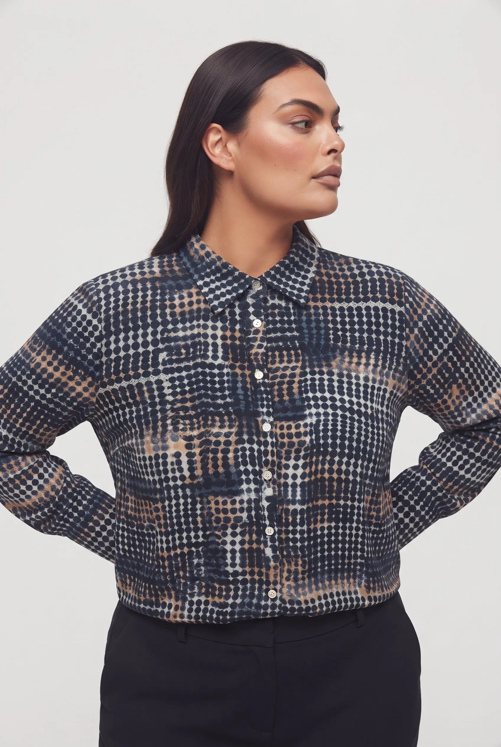 Camicia stampa fantasia DORABELLA PIU'