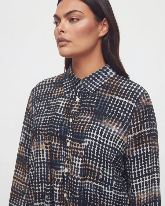 Camicia stampa fantasia DORABELLA PIU'