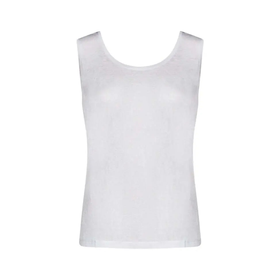 Canotta basic fiammata BIANCO DORABELLA XXL