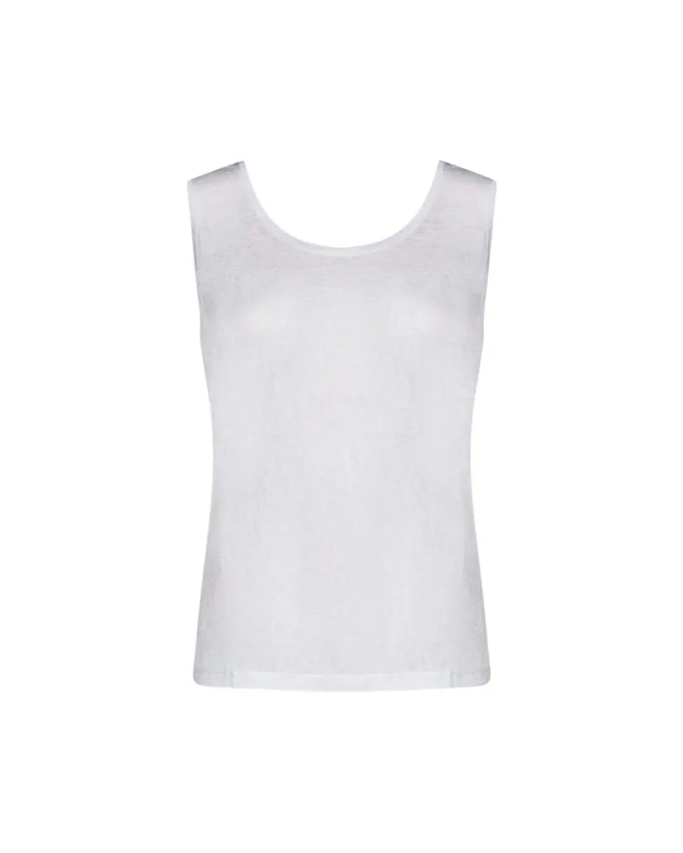 Canotta basic fiammata BIANCO DORABELLA XXL
