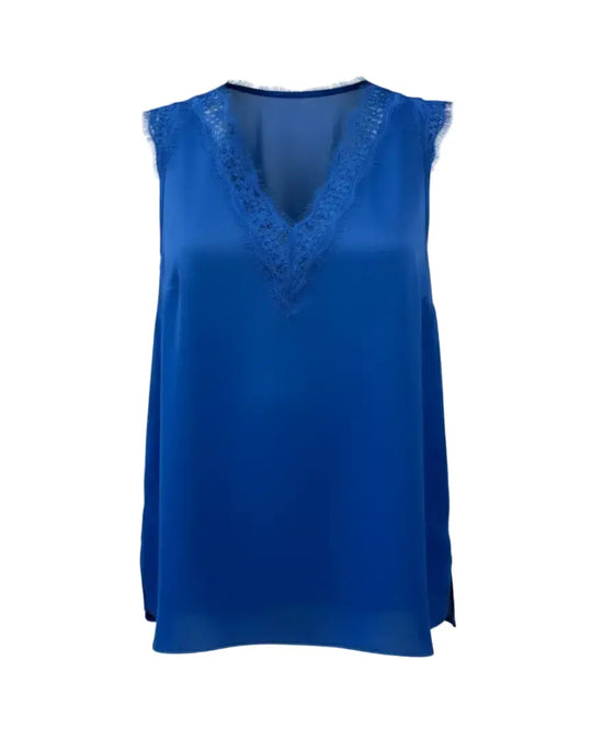Canotta con pizzo DORABELLA