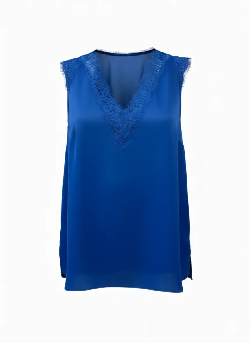 Canotta con pizzo DORABELLA