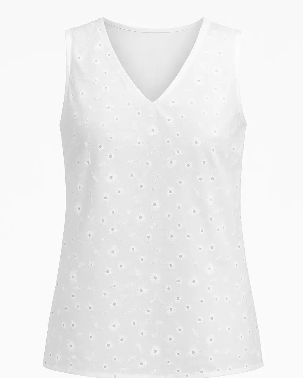 Canotta fantasia con scollo a "V" DORABELLA