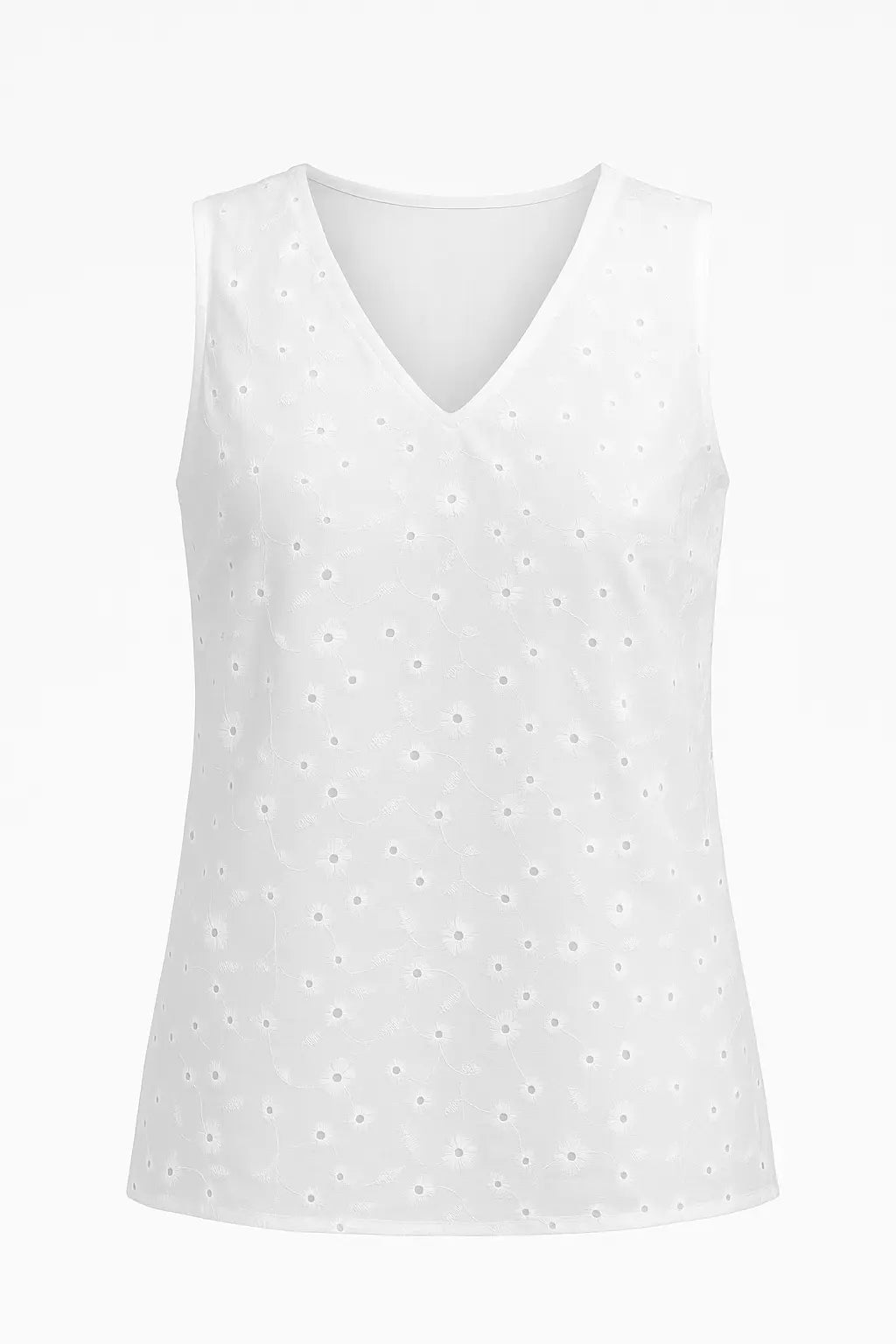 Canotta fantasia con scollo a "V" DORABELLA