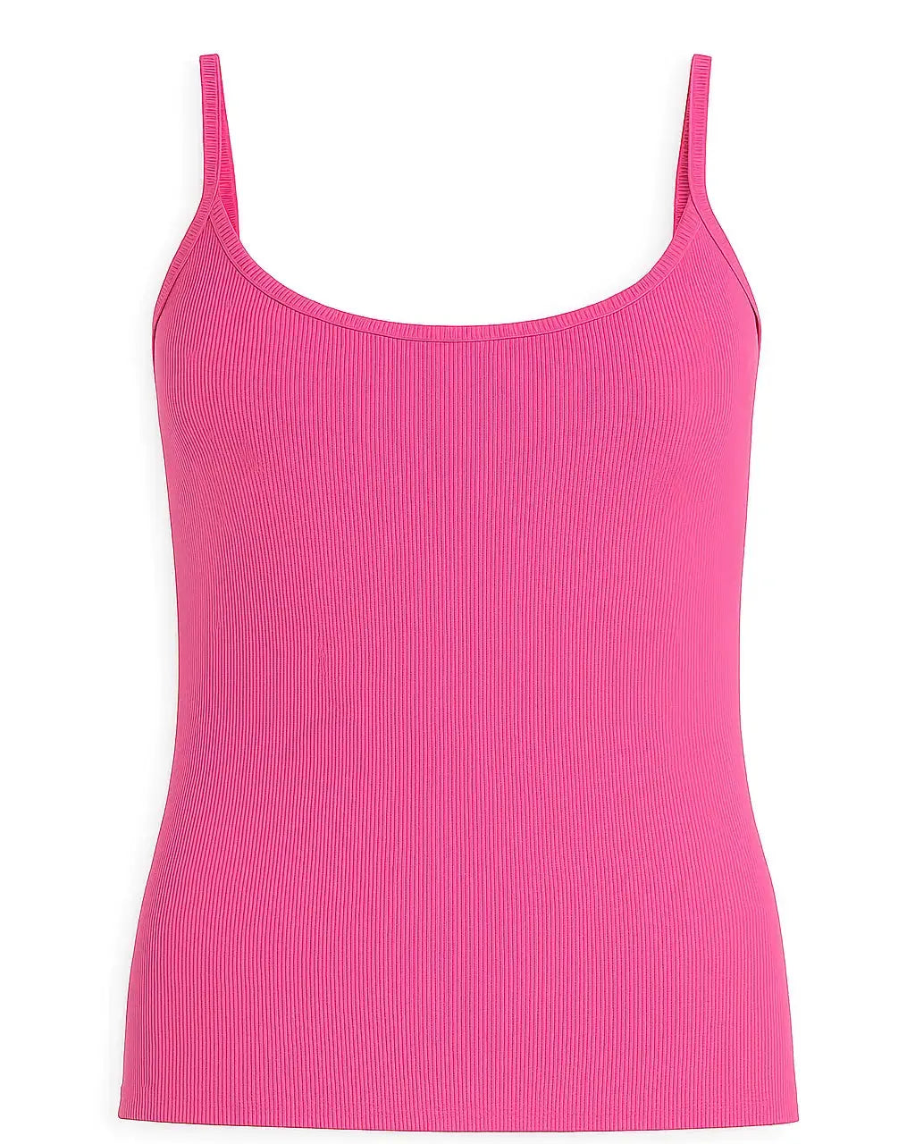 Canotta slim fit a bretelline in costina Unica by Dorabella rosa-bubble-Taglia-Unica-Curvy-fino-alla-54