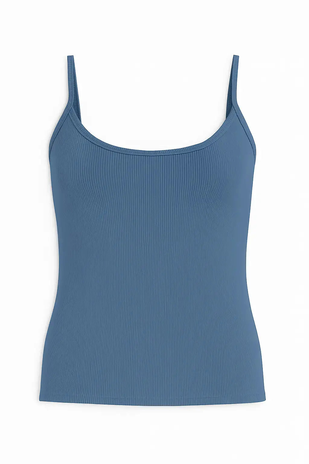 Canotta slim fit a bretelline in costina Unica by Dorabella Denim-Taglia-Unica-Curvy-fino-alla-54