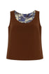 Canotta tinta unita CACAO DORABELLA