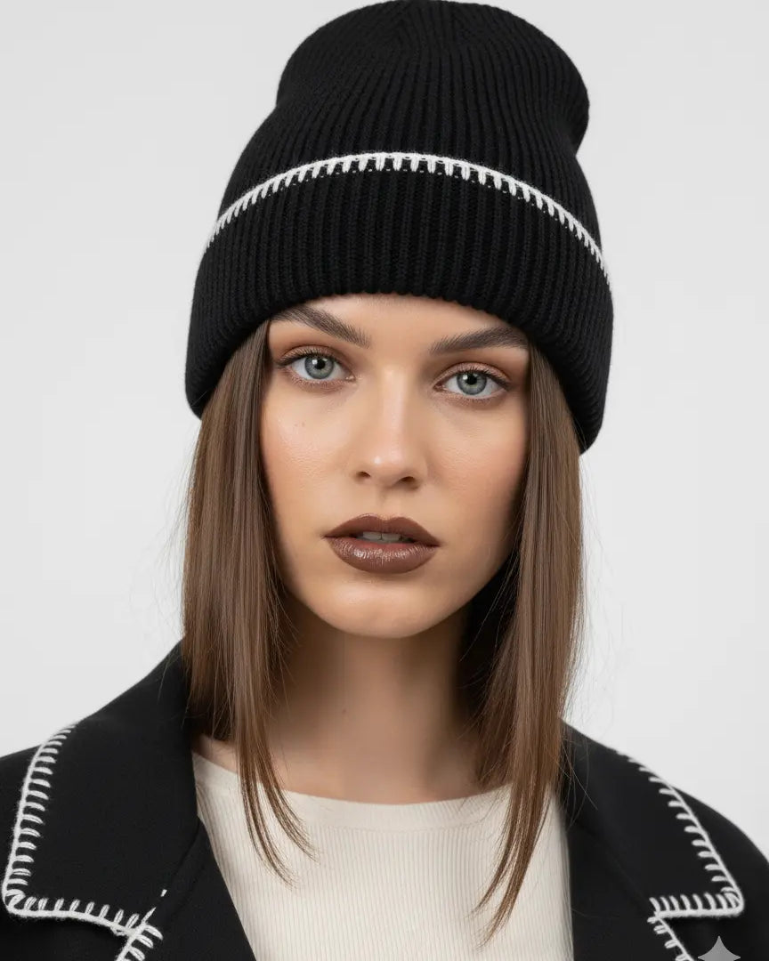 Cappello in maglia punto cavallo Dorabella