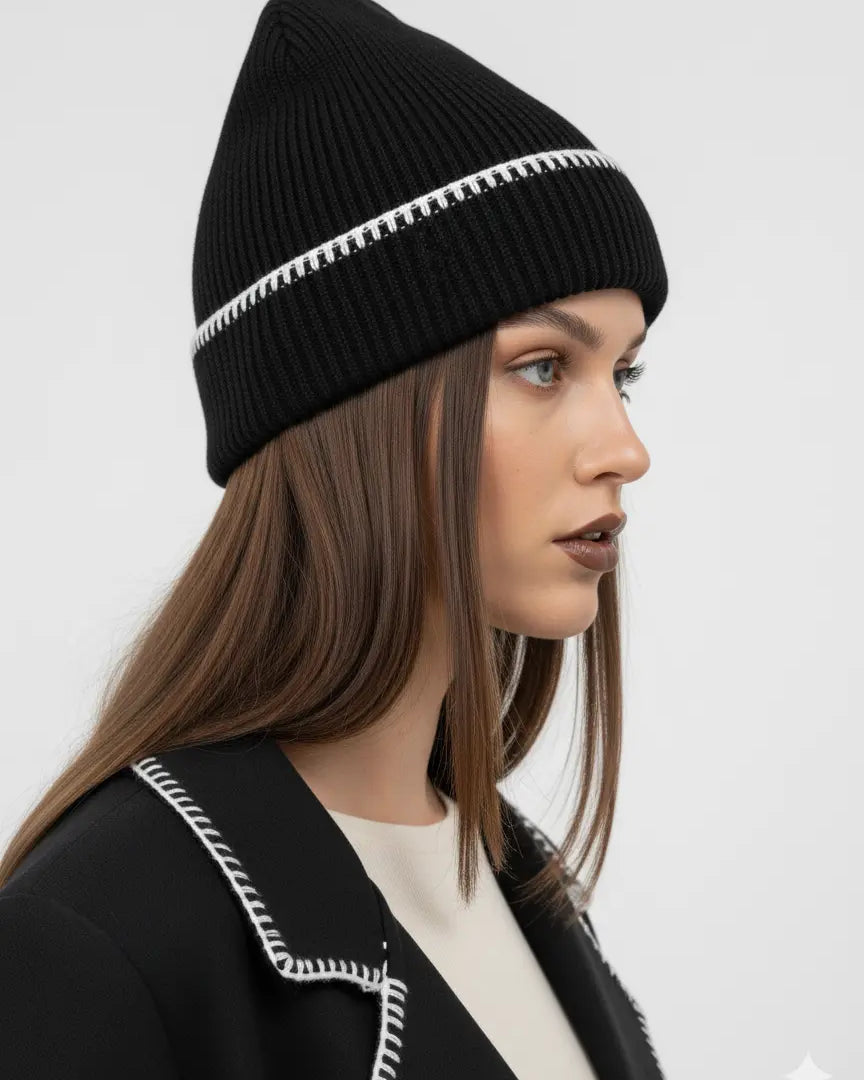 Cappello in maglia punto cavallo Dorabella