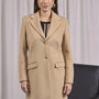 Cappotto baronetto monopetto con pattine CAMMELLO DORABELLA