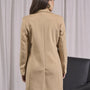 Cappotto baronetto monopetto con pattine CAMMELLO DORABELLA