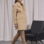 Cappotto baronetto monopetto con pattine CAMMELLO DORABELLA