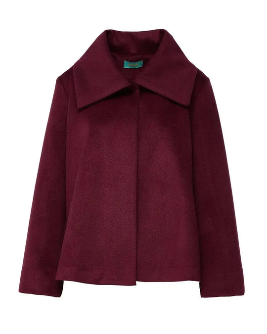 Cappotto caban monopetto con colletto MALVA DORABELLA