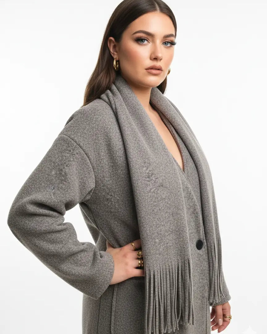 Cappotto con Sciarpa Coordinata IRONICA