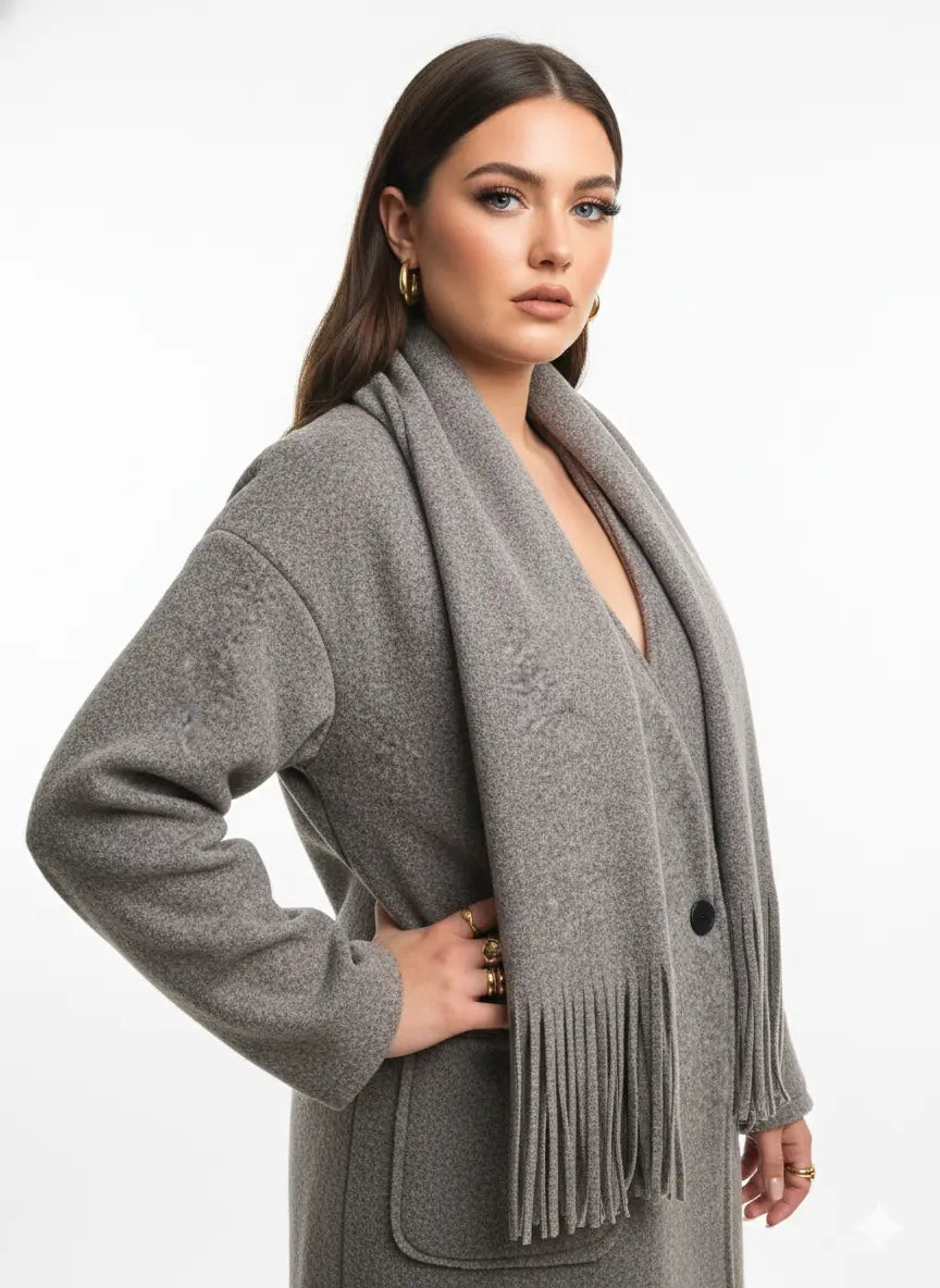 Cappotto con Sciarpa Coordinata IRONICA