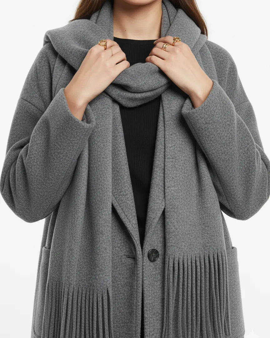 Cappotto con Sciarpa Coordinata IRONICA