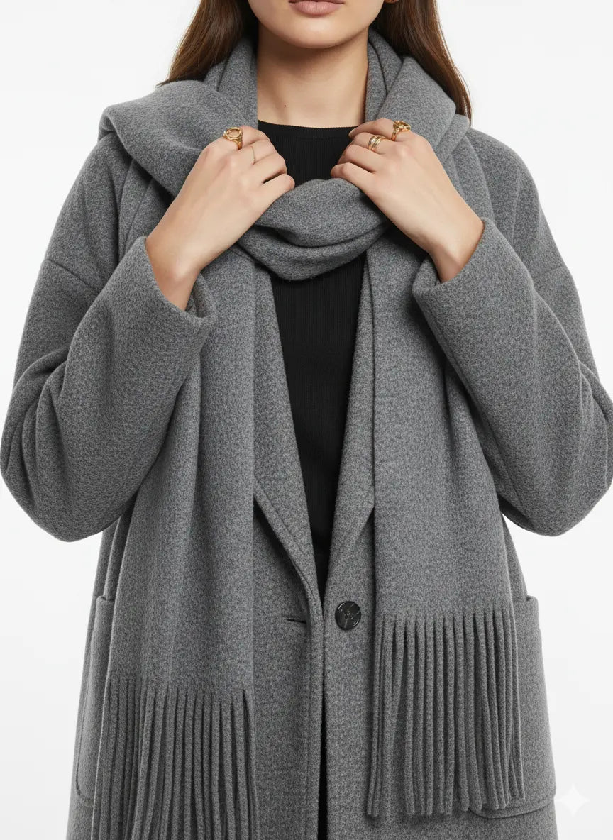 Cappotto con Sciarpa Coordinata IRONICA