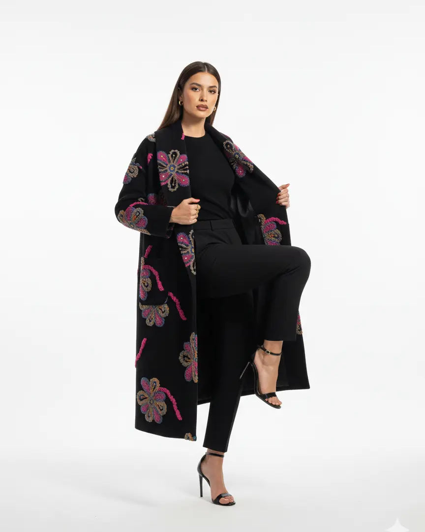 Cappotto con motivo floreale UNICA by Ironica