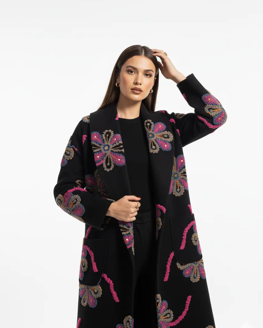 Cappotto con motivo floreale UNICA by Ironica