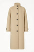 Cappotto lungo morbido con bottoni UNICA by Ironica
