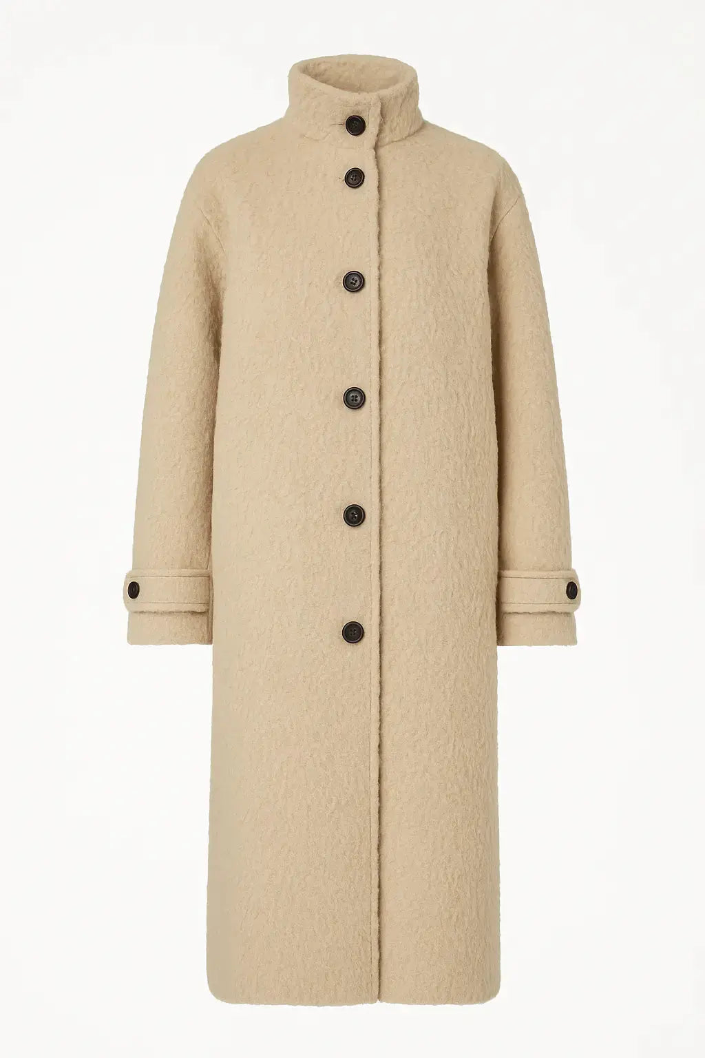 Cappotto lungo morbido con bottoni UNICA by Ironica