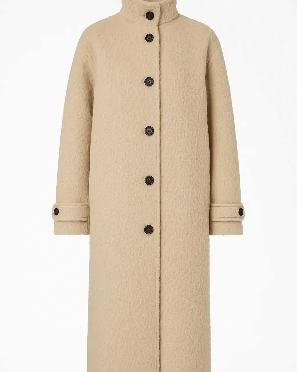 Cappotto lungo morbido con bottoni UNICA by Ironica