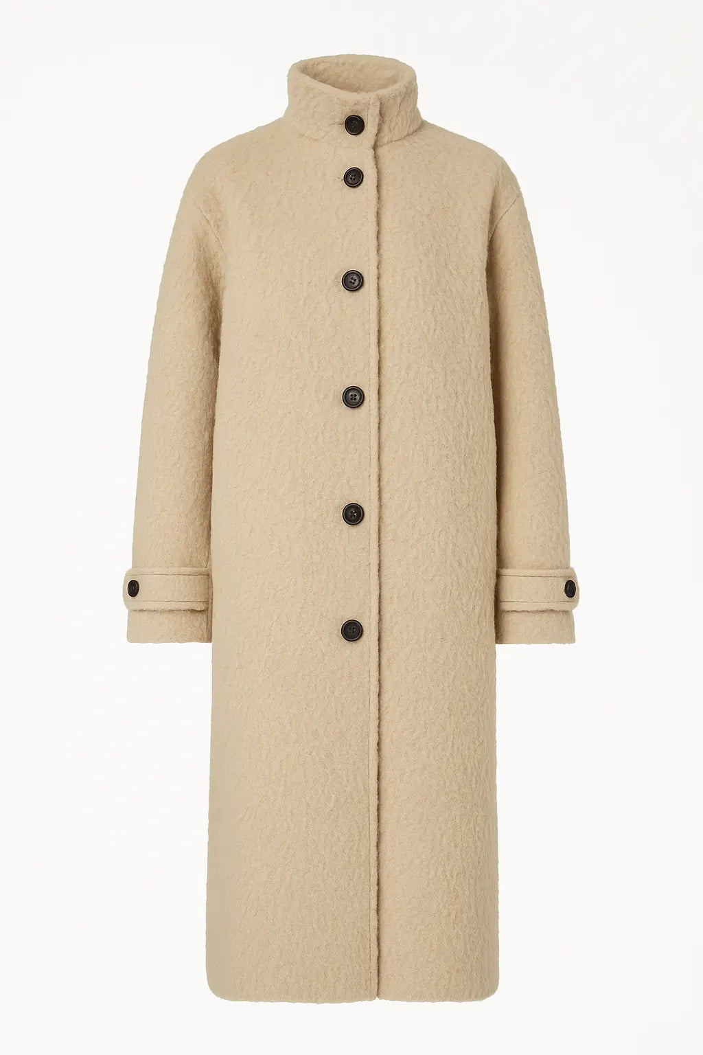 Cappotto lungo morbido con bottoni UNICA by Ironica