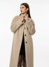 Cappotto lungo morbido con bottoni UNICA by Ironica