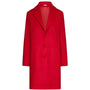 Cappotto midi monopetto con bottoni ROSSO DORABELLA