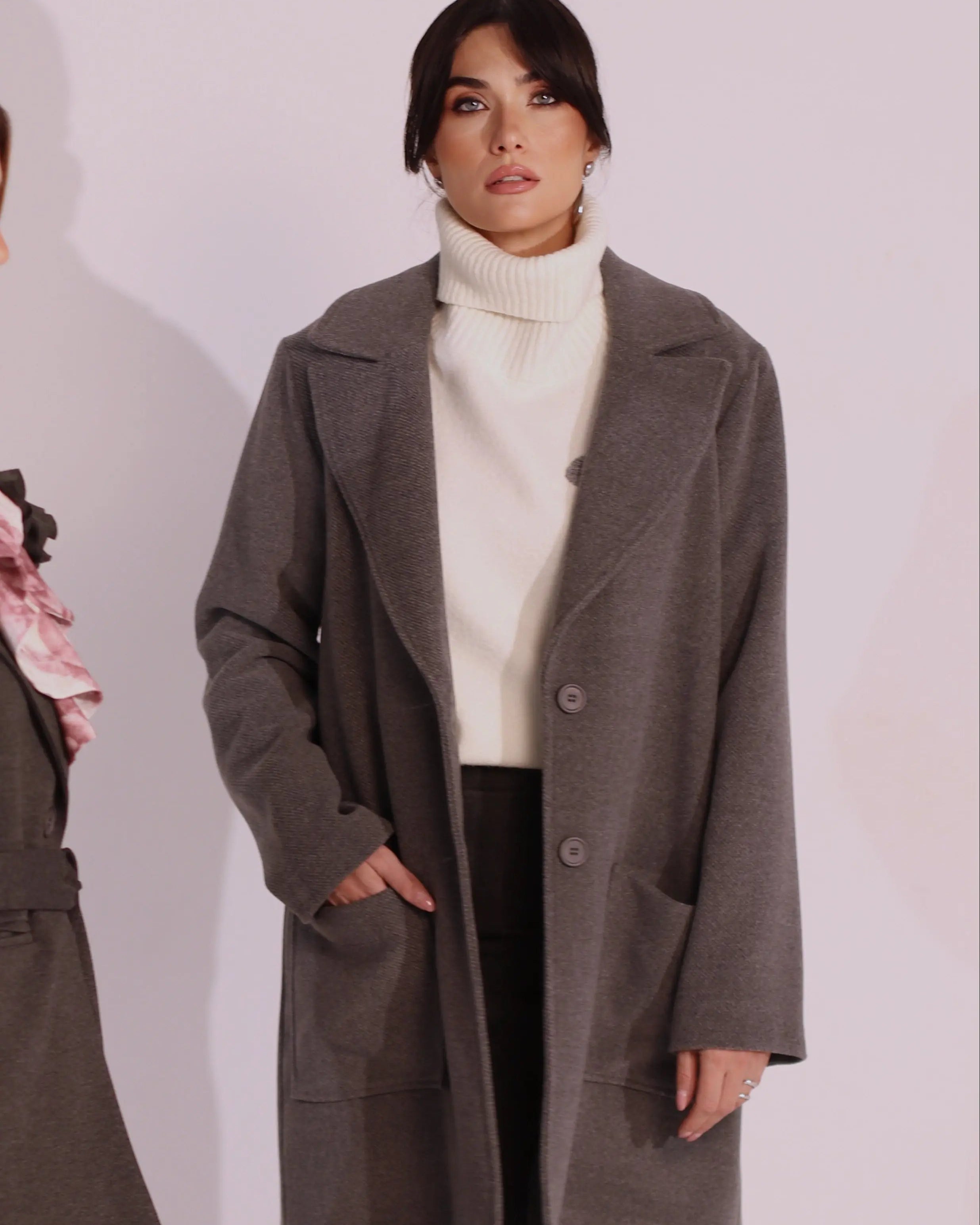 Cappotto monopetto 3/4 DORABELLA