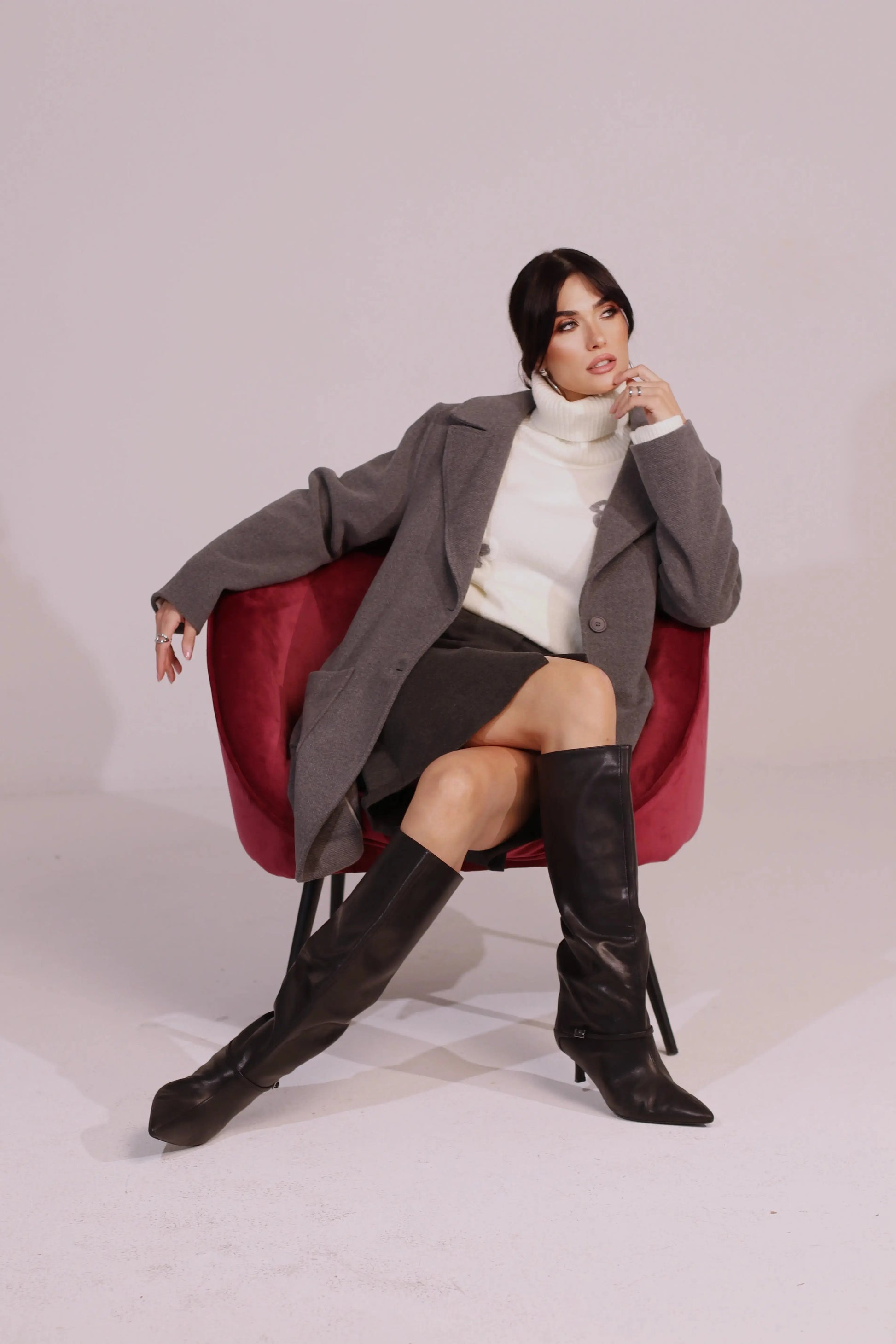 Cappotto monopetto 3/4 DORABELLA