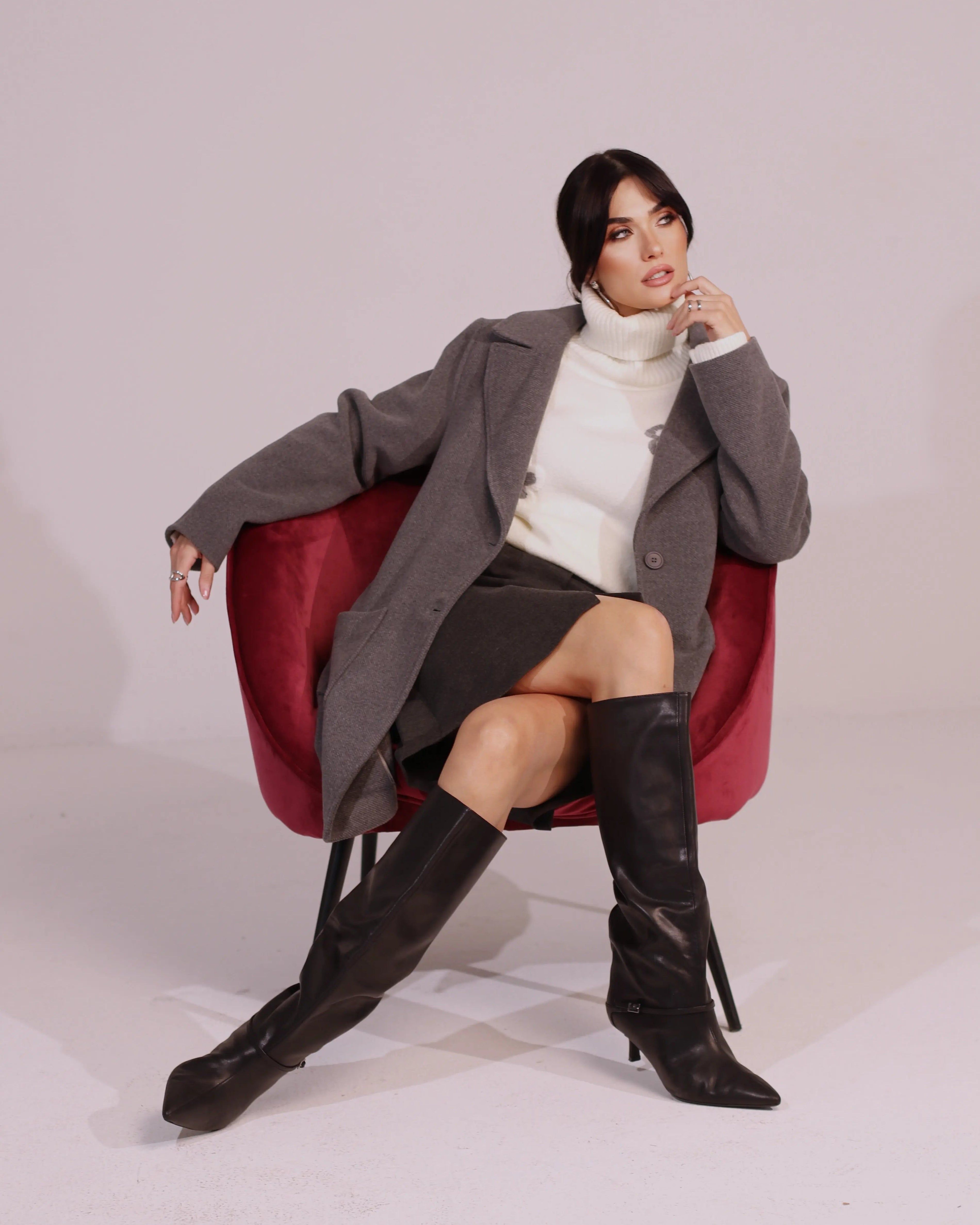 Cappotto monopetto 3/4 DORABELLA