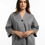 Cappotto sfoderato con frange DORABELLA