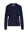 Cardigan a scollo a V con bottoni e tasche BLU DORABELLA