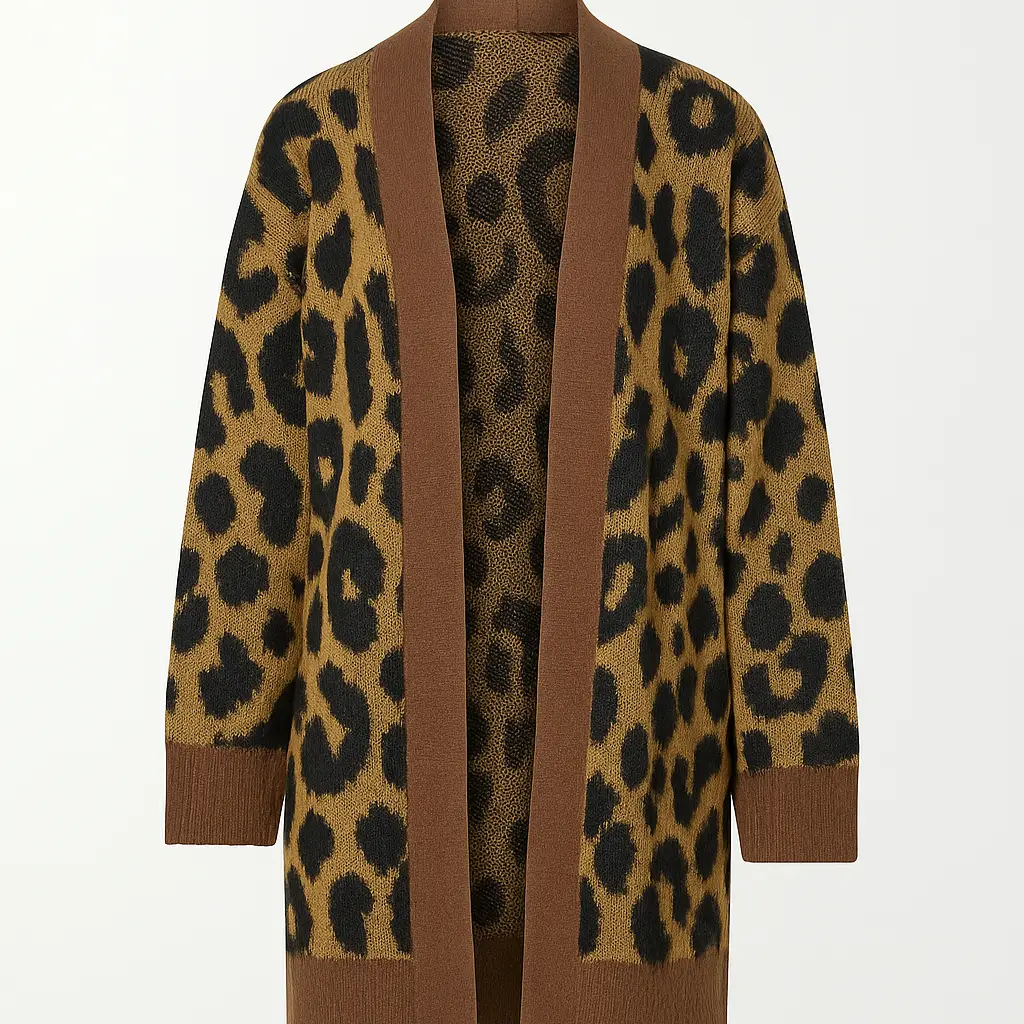Cardigan animalier DORABELLA