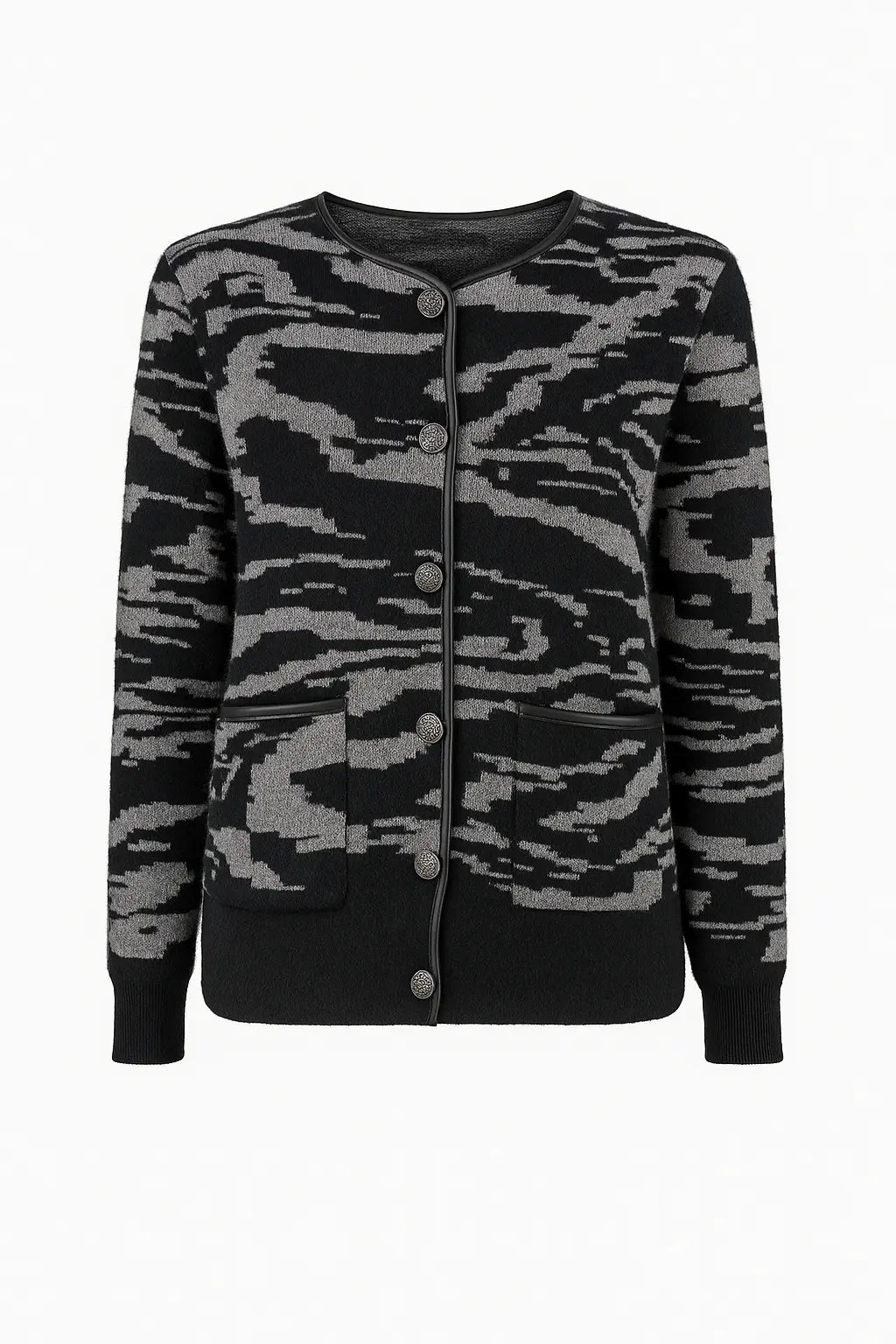 Cardigan bi-filato girocollo DORABELLA