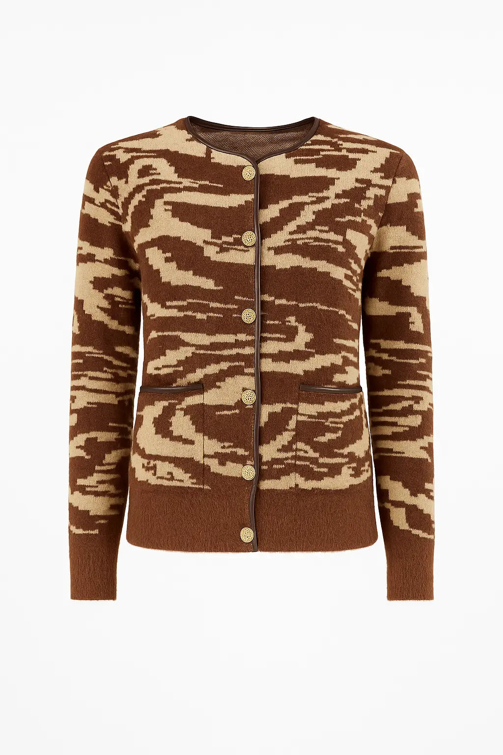 Cardigan bi-filato girocollo DORABELLA