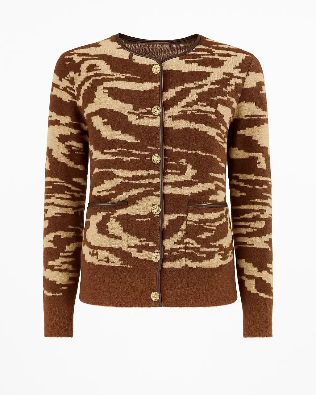Cardigan bi-filato girocollo DORABELLA