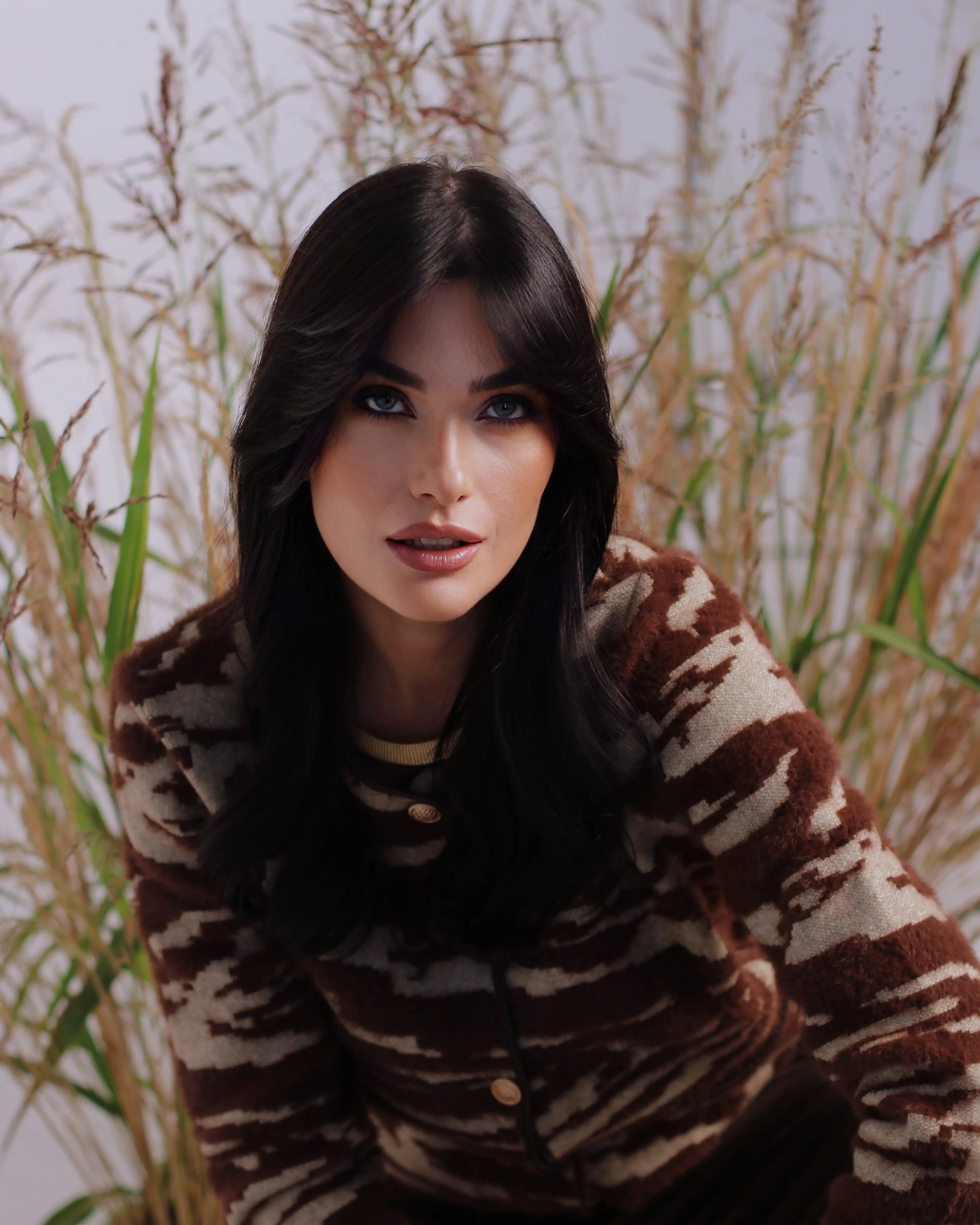 Cardigan bi-filato girocollo DORABELLA