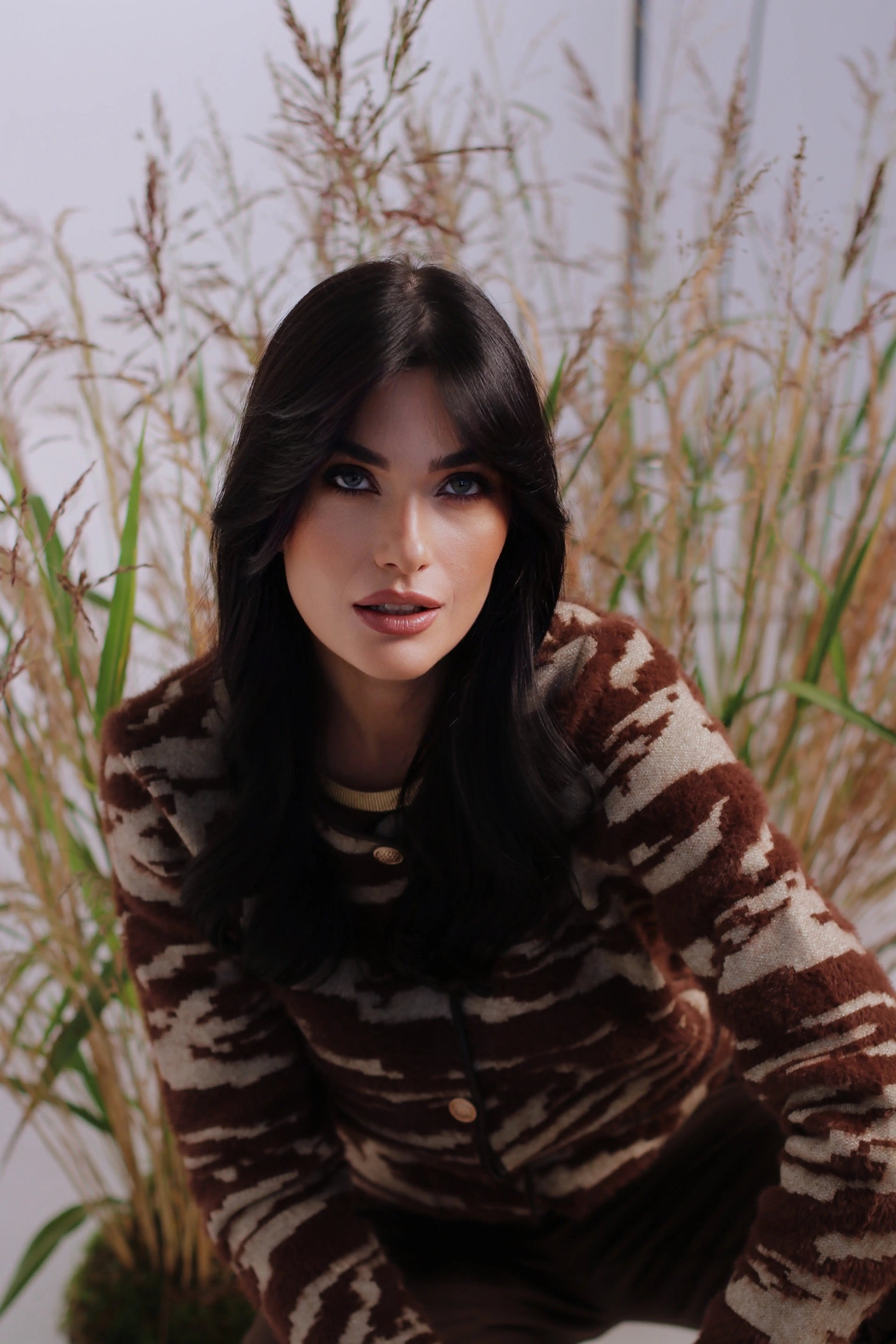 Cardigan bi-filato girocollo DORABELLA