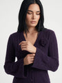 Cardigan con applicazione DORABELLA